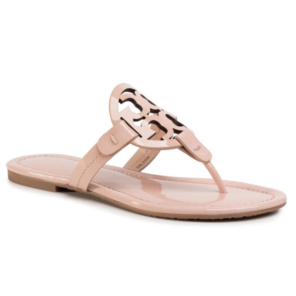 Tory Burch Miller Patent Sandal, Size 6